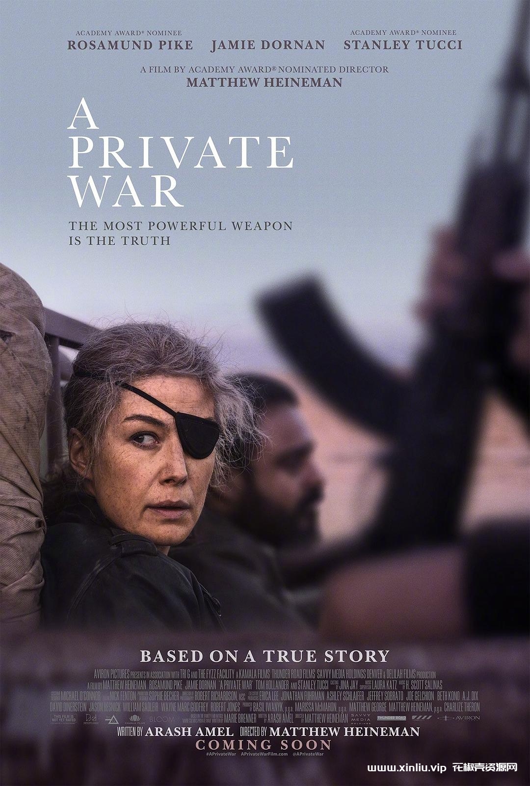 美剧《私人战争/第一眼战线/一个人的战争/Marie Colvin》1080P高清蓝光种子网盘下载